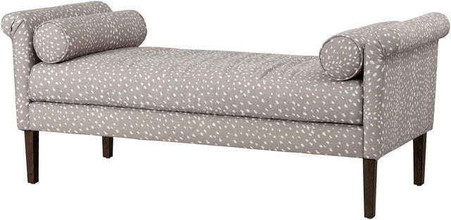 Surya Aneesa ANES-002 25"H x 60"W x 26"D Bench/Ottoman/Stool