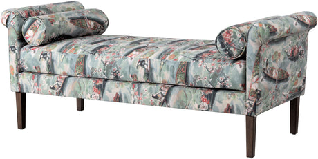 Surya Aneesa ANES-003 25"H x 60"W x 26"D Bench/Ottoman/Stool