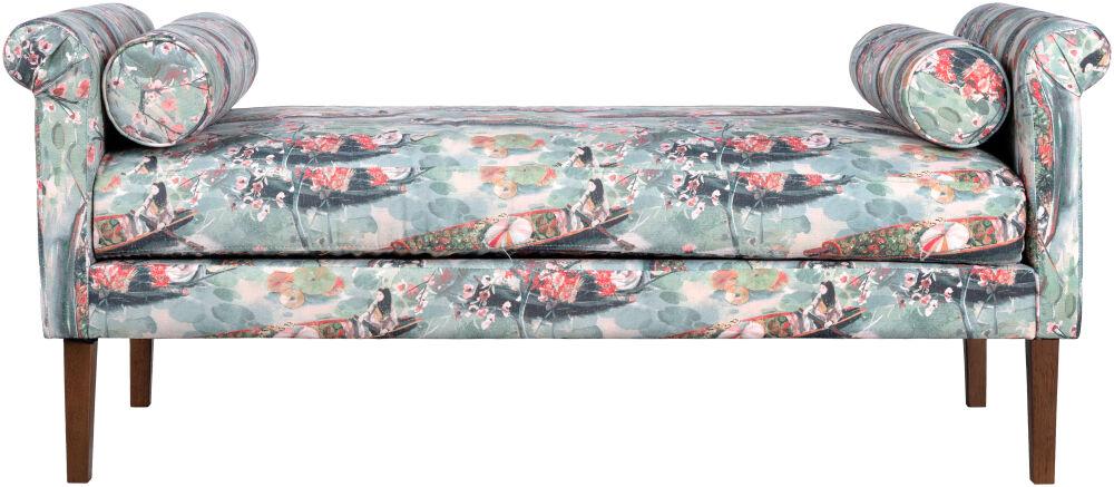 Surya Aneesa ANES-003 25"H x 60"W x 26"D Bench/Ottoman/Stool