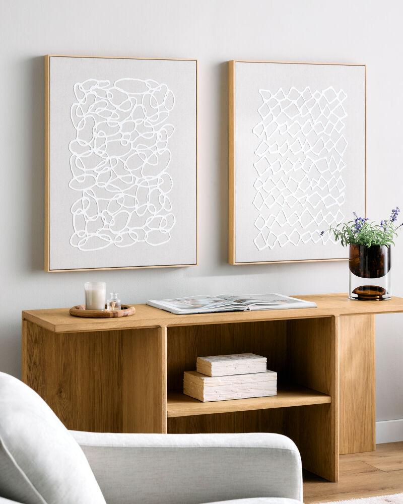 Livabliss Lines LINE-003 32"H x 24"W x 2"D; 32"H x 24"W x 2"D Art