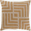 Surya Metallic Stamped MS-006 18"L x 18"W Pillow