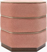 Surya Rabia RBIA-001 17"H x 16"W x 18"D Bench/Ottoman/Stool