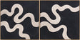 Livabliss Rubans RUBA-002 32"H x 32"W x 2"D; 32"H x 32"W x 2"D Art