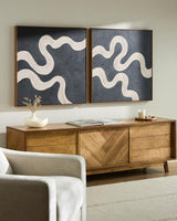 Livabliss Rubans RUBA-002 32"H x 32"W x 2"D; 32"H x 32"W x 2"D Art