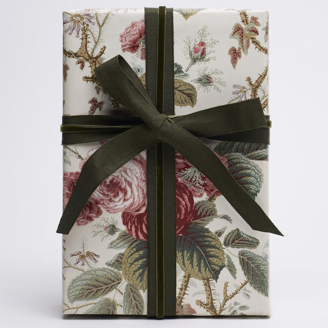 Schumacher Rose 37" x 24" She Walks In Beauty Wrapping Paper