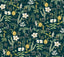 Rifle Paper Co. Herb Garden Navy Botanical Premium Peel + Stick Wallpaper