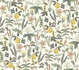 Rifle Paper Co. Herb Garden Cream Botanical Premium Peel + Stick Wallpaper