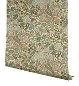 Rifle Paper Co. Safari Beige Jungle Toile Premium Peel + Stick Wallpaper