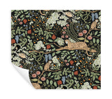 Rifle Paper Co. Safari Black Jungle Toile Premium Peel + Stick Wallpaper