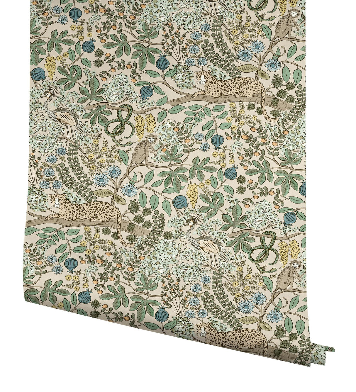 Rifle Paper Co. Safari Cream Jungle Toile Premium Peel + Stick Wallpaper