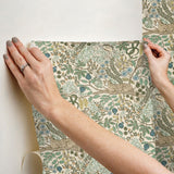 Rifle Paper Co. Safari Cream Jungle Toile Premium Peel + Stick Wallpaper
