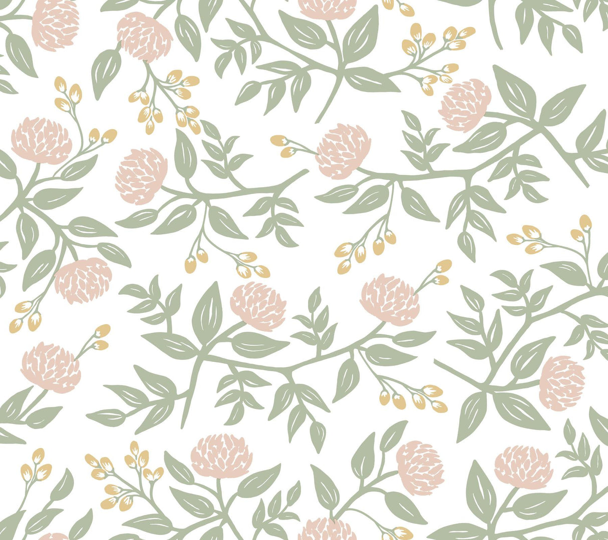 Rifle Paper Co. Peonies Blush Floral Premium Peel + Stick Wallpaper