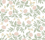 Rifle Paper Co. Peonies Blush Floral Premium Peel + Stick Wallpaper