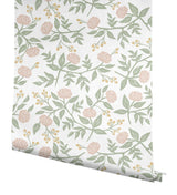 Rifle Paper Co. Peonies Blush Floral Premium Peel + Stick Wallpaper
