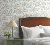 Rifle Paper Co. Peonies Blush Floral Premium Peel + Stick Wallpaper