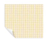 Rifle Paper Co. Daisy Gingham Yellow Floral Check Premium Peel + Stick Wallpaper