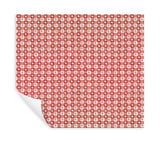 Rifle Paper Co. Daisy Gingham Red Floral Check Premium Peel + Stick Wallpaper