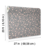 Rifle Paper Co. Elodie Lavender Petite Floral Premium Peel + Stick Wallpaper