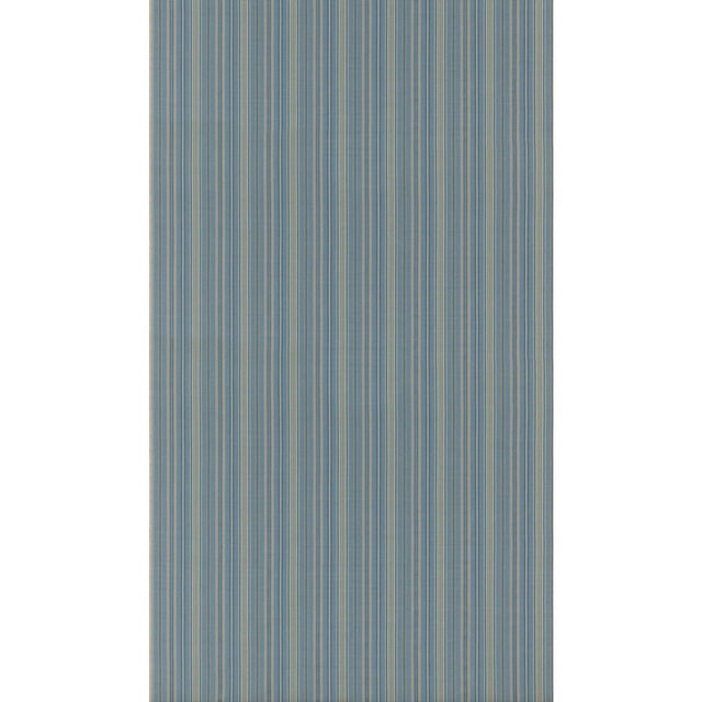 G P & J Baker PENNY STRIPE BLUE Fabric