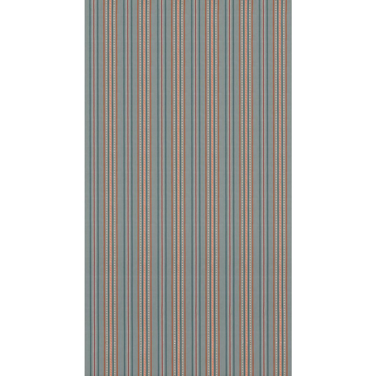G P & J Baker RUFUS STRIPE TEAL Fabric