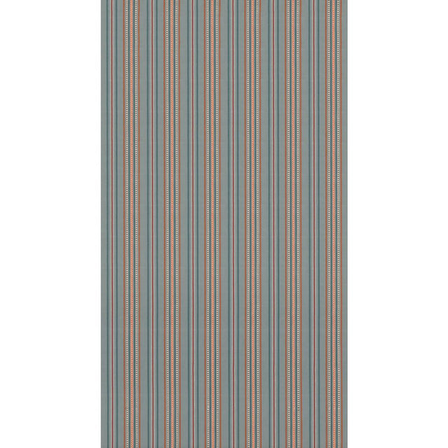 G P & J Baker RUFUS STRIPE TEAL Fabric