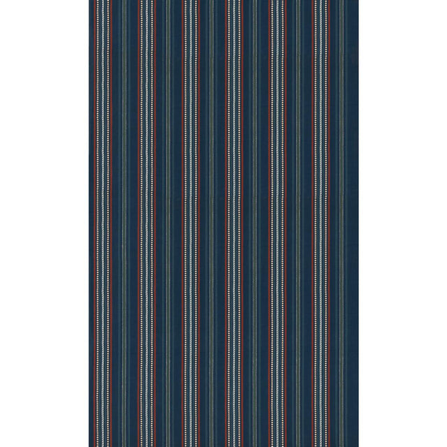 G P & J Baker RUFUS STRIPE INDIGO Fabric