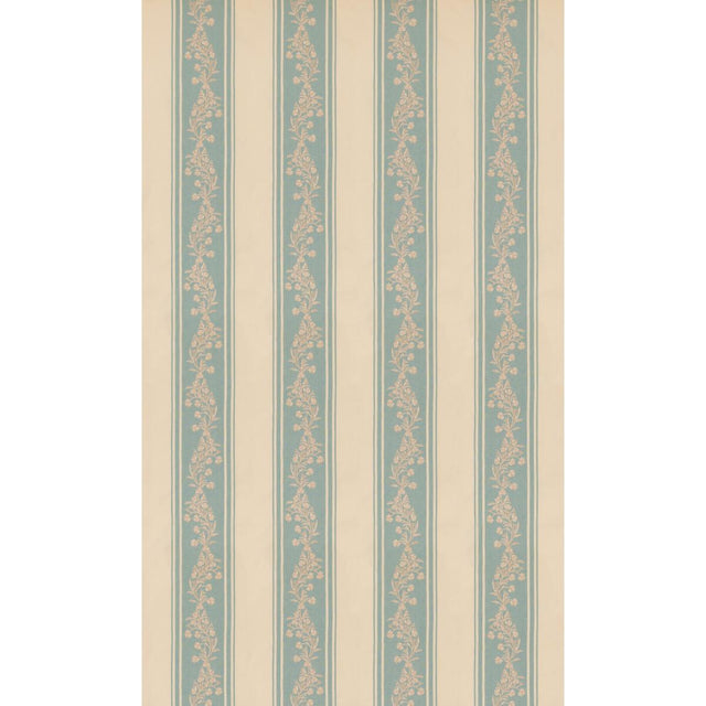 G P & J Baker ALDBURY STRIPE BLUE Drapery Fabric
