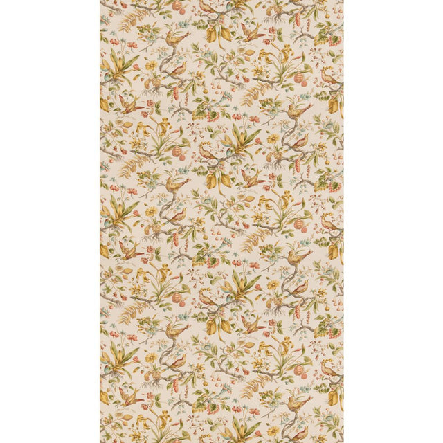 G P & J Baker KENTWELL OCHRE/SOFT RED Fabric