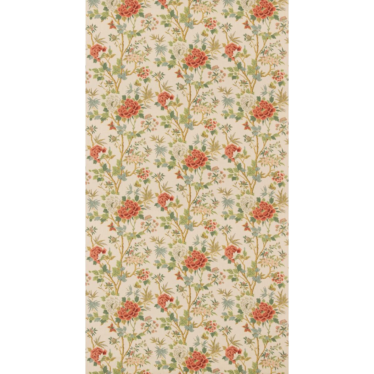 G P & J Baker CANTON RED/GREEN Fabric