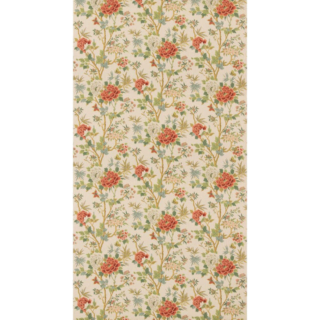 G P & J Baker CANTON RED/GREEN Fabric