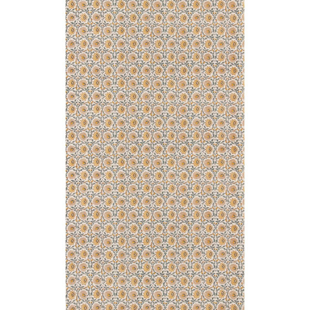 G P & J Baker CECILY OCHRE/TEAL Fabric