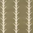 Schumacher Acanthus Stripe Sisal Juniper Wallpaper