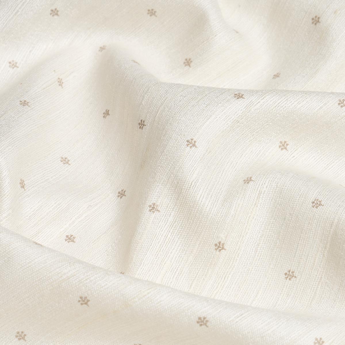 Schumacher Engelmann Silk Hand Print Fawn Fabric