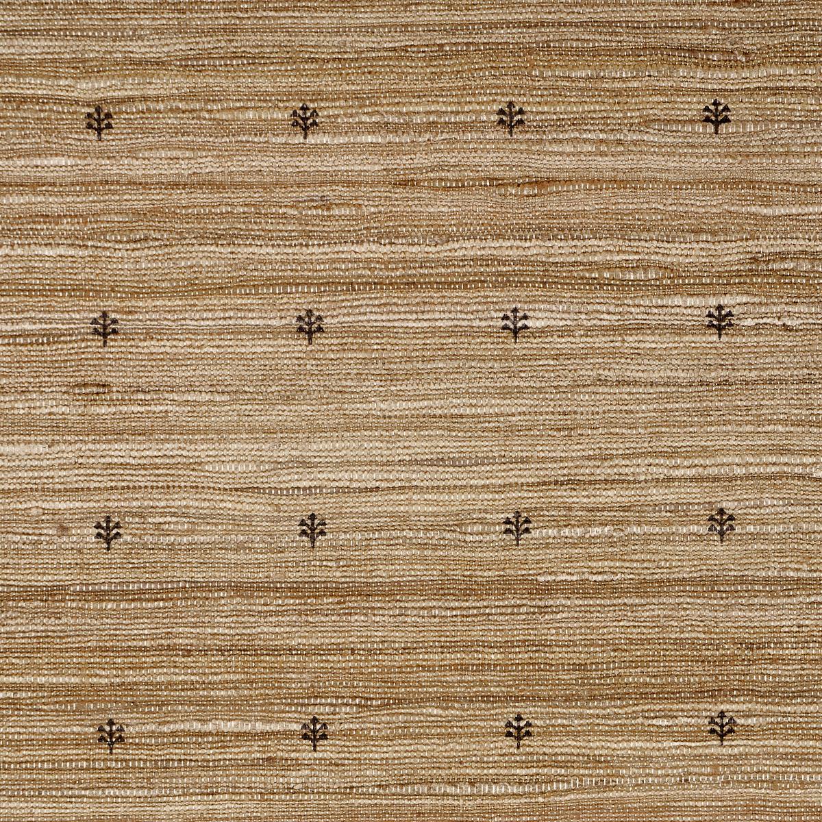 Schumacher Engelmann Silk Hand Print Oatmeal Fabric