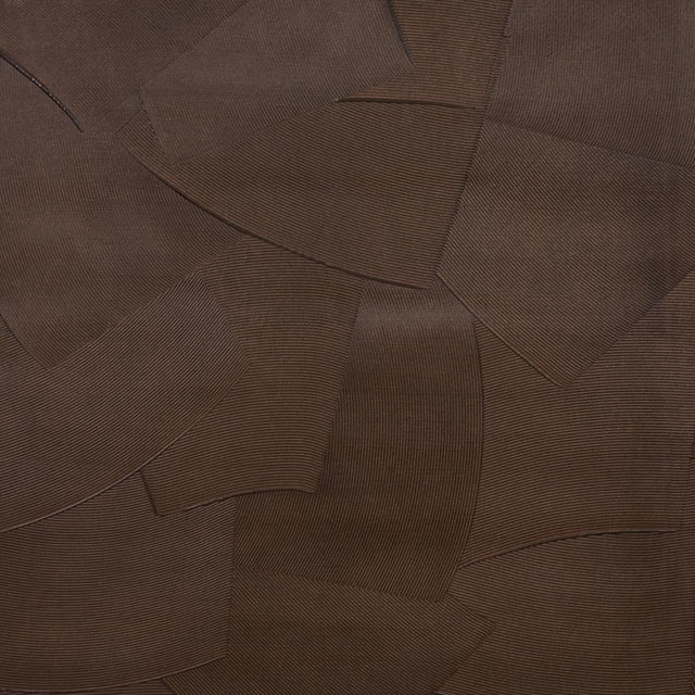 Schumacher Hand Combed Plaster Brown Wallpaper