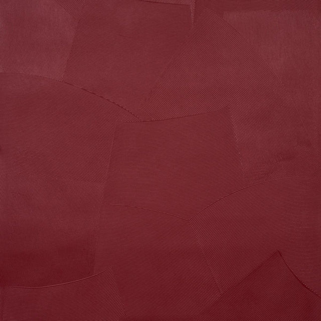 Schumacher Hand Combed Plaster Oxblood Wallpaper