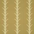 Schumacher Acanthus Stripe Anis On Chartreuse Wallpaper