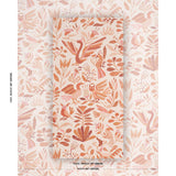 Schumacher Canopy Terracotta Wallpaper