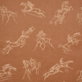 Schumacher X Backdrop Tanbark Earthy Brown Wallpaper