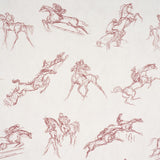 Schumacher X Backdrop Tanbark Dark Red Wallpaper