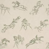 Schumacher X Backdrop Tanbark Olive Wallpaper