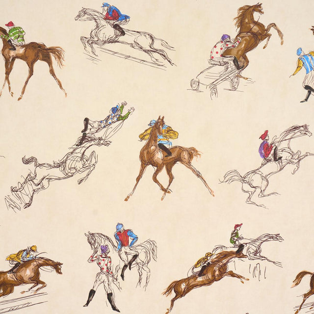 Schumacher X Backdrop Tanbark Multi Multi Wallpaper