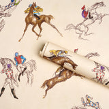 Schumacher X Backdrop Tanbark Multi Multi Wallpaper