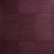 Schumacher Quinton Offset Rib Wallcovering Oxblood Wallpaper