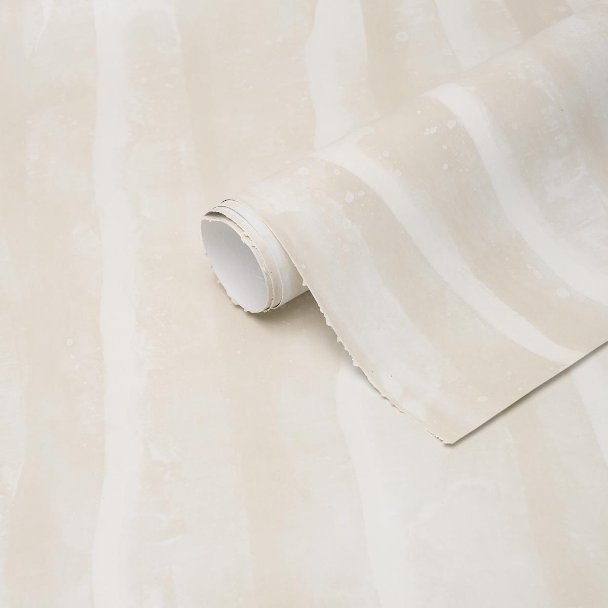 Schumacher Alden Organic Plaster Wallcovering Oyster Wallpaper