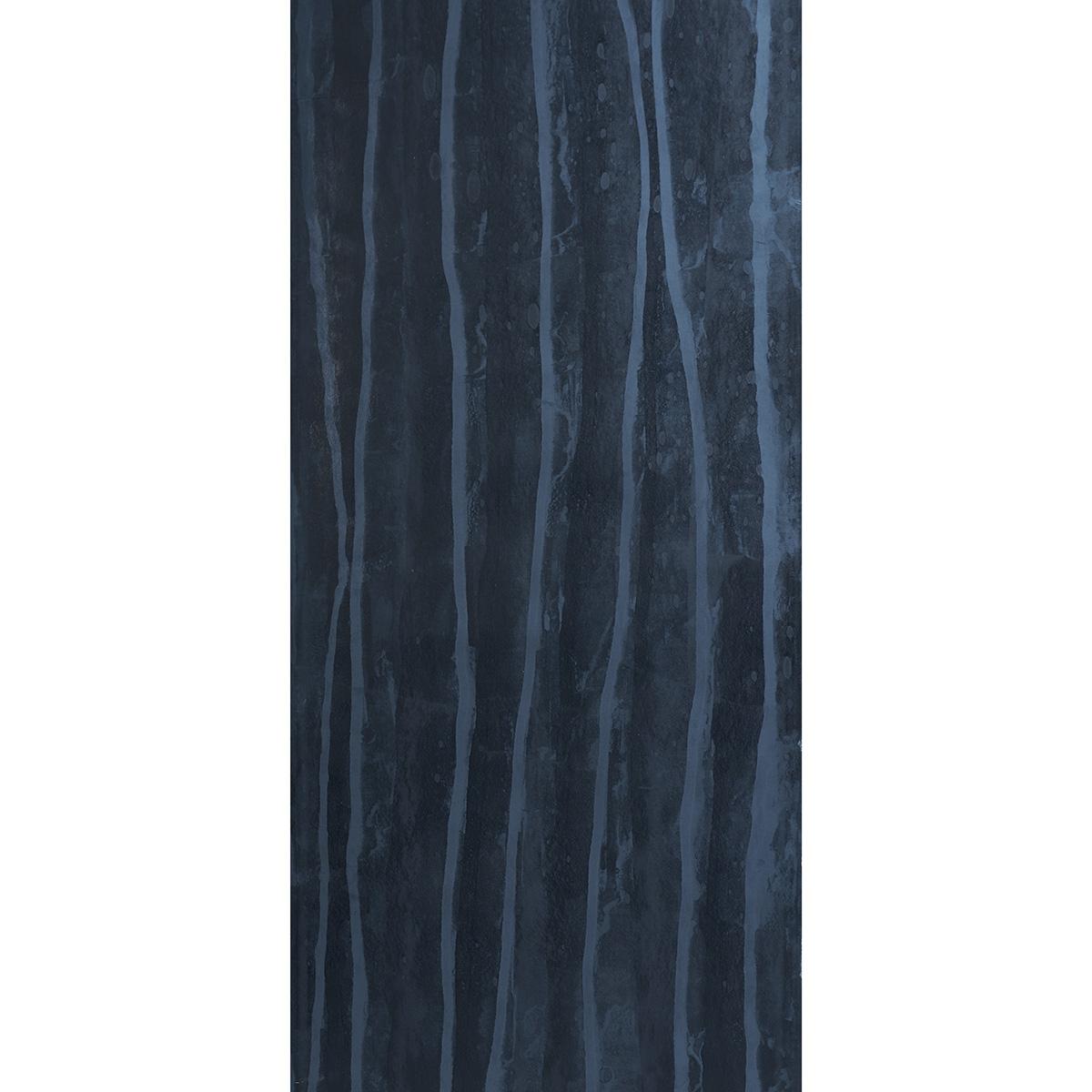 Schumacher Alden Organic Plaster Wallcovering Deep Sea Wallpaper