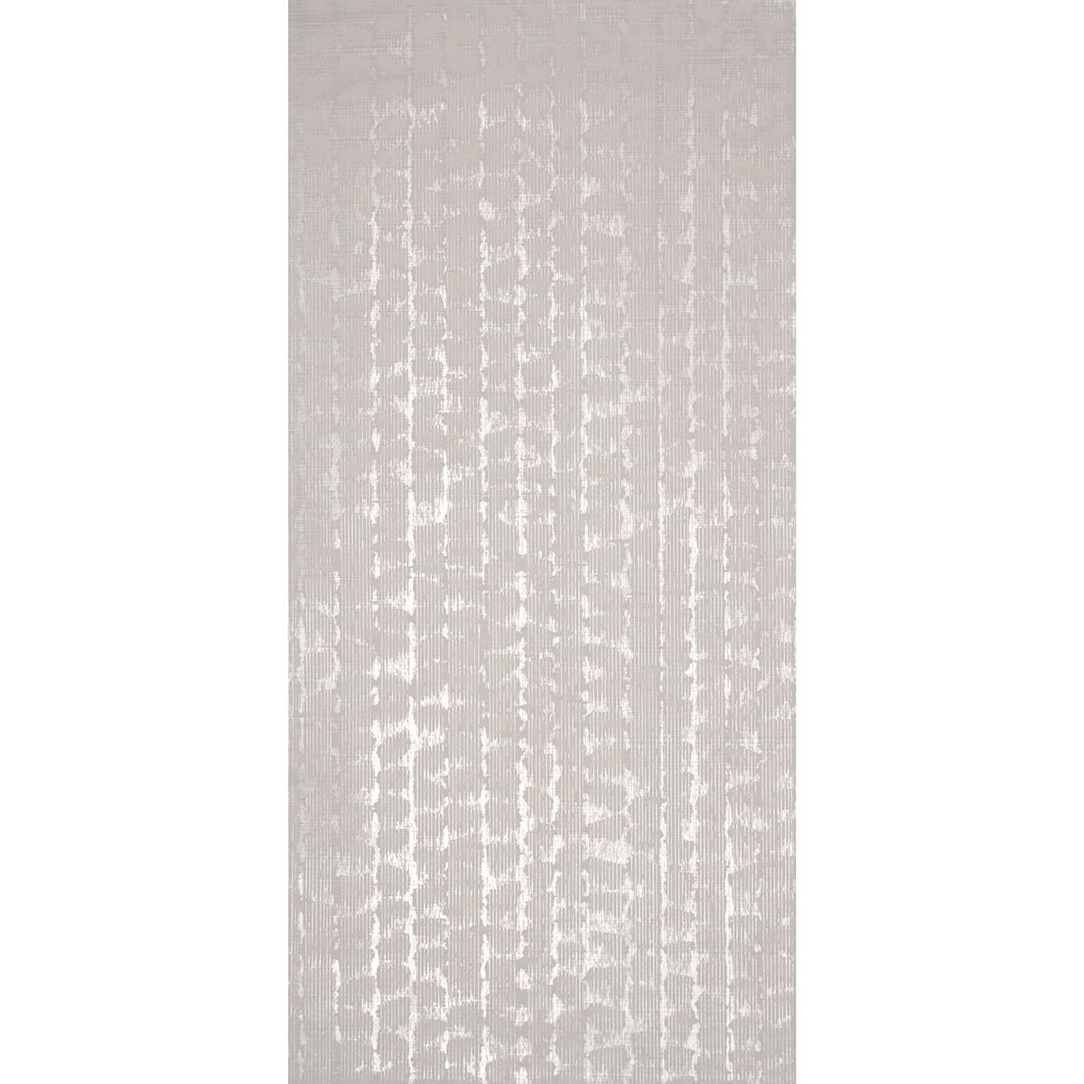 Schumacher Rune Pinstripe Wallcovering Silver Wallpaper