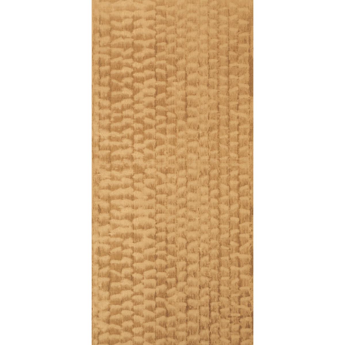 Schumacher Rune Pinstripe Wallcovering Gold Wallpaper