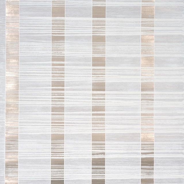 Schumacher Orren Ridged Wallcovering Pewter Wallpaper