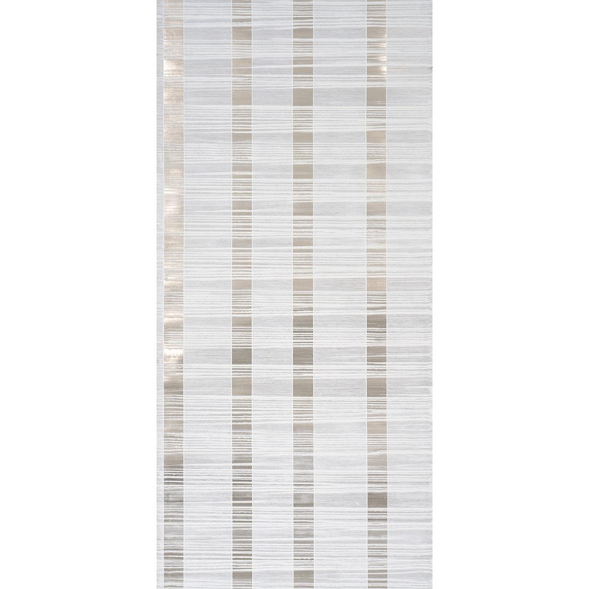 Schumacher Orren Ridged Wallcovering Pewter Wallpaper